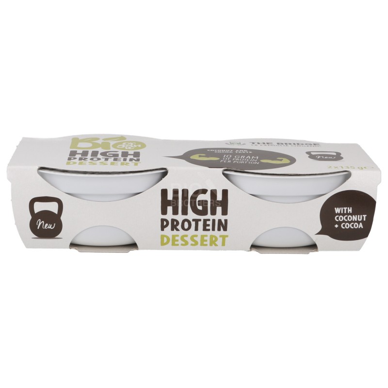 DESSERT PROT. FAVA COCCO CACAO 2X135GR