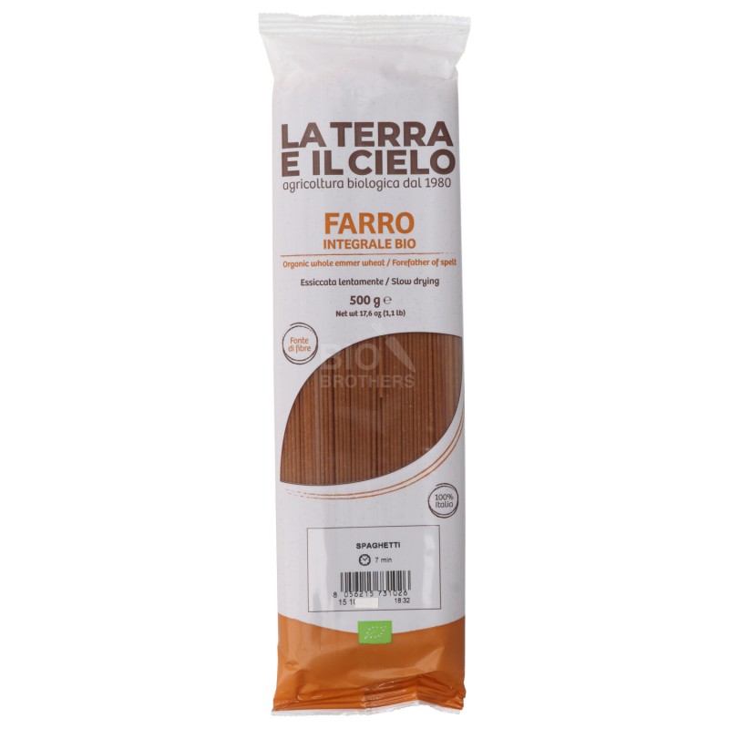 Spaghetti 100% Farro integrale Biologici