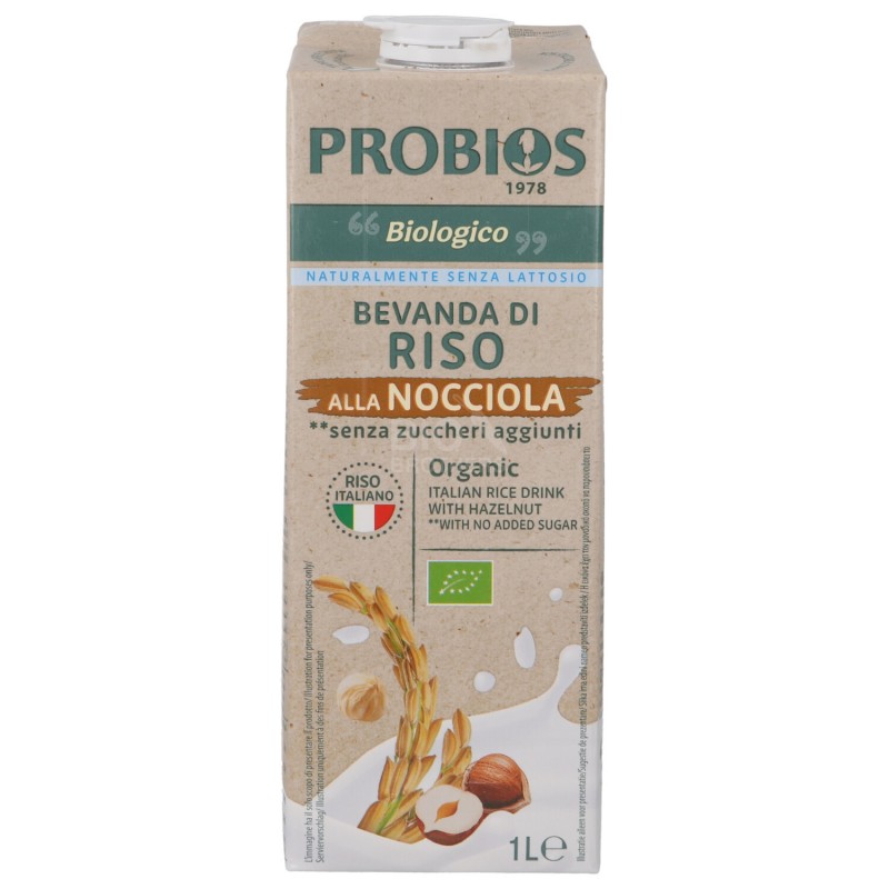 Rice&Rice bevanda vegetale Riso & Nocciola