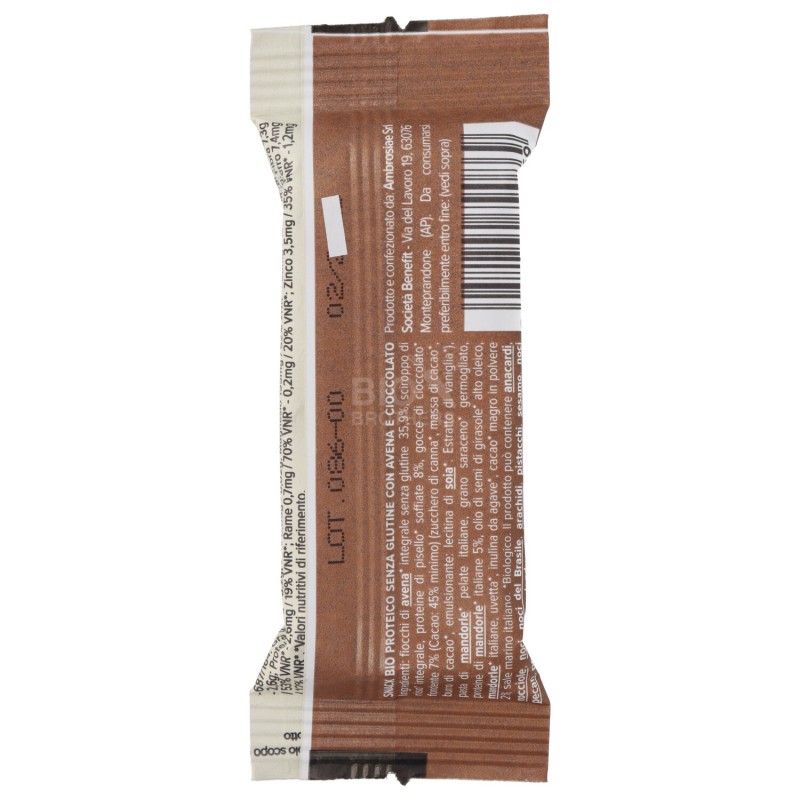 UBERBAR AVENA PROTEIN CIOCC. 35GR