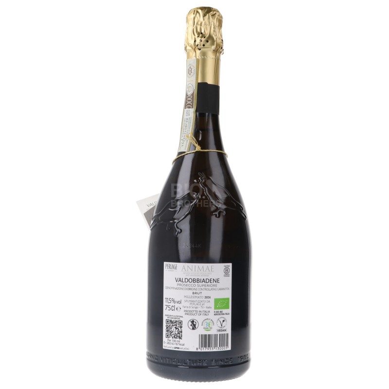 Prosecco Superiore Valdobbiadene DOCG Animae Senza Solfiti aggiunti Brut