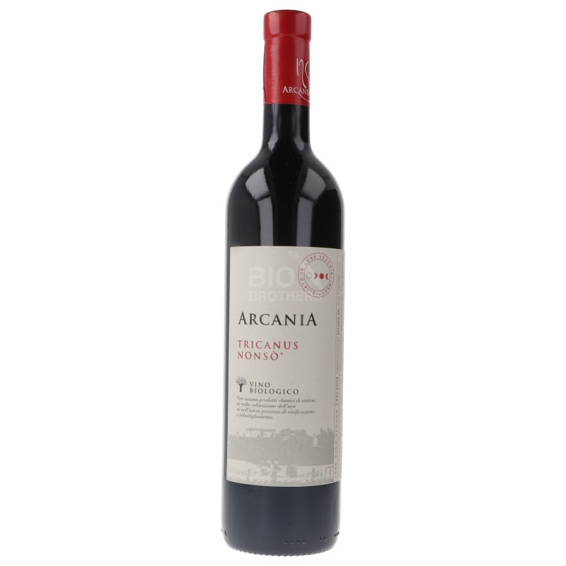 Vino Rosso Tricanus nonsò Biologico senza solfiti aggiunti