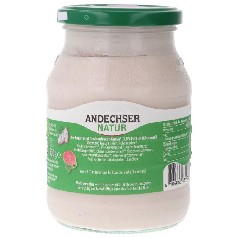 LATTE FERMENT. GUAVA&DRAGONFRUIT SUMMER BIO 500G