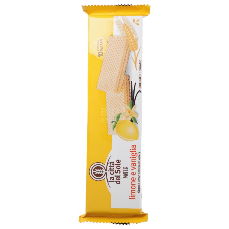 WAFER VANIGLIA E LIMONE 125GR BIO