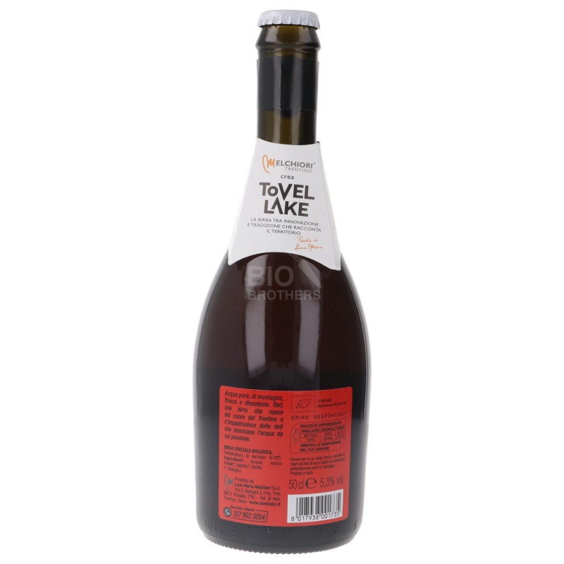 BIRRA TRENTINA RED TOVEL LAKE 0,5LT BIO