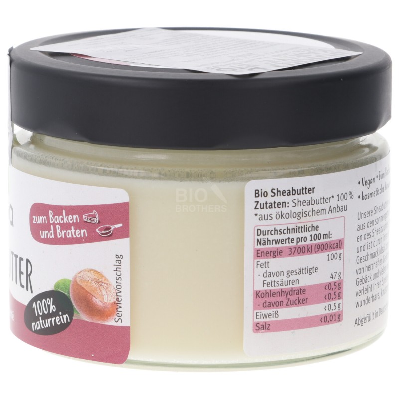 Burro di karitè alimentare biologico