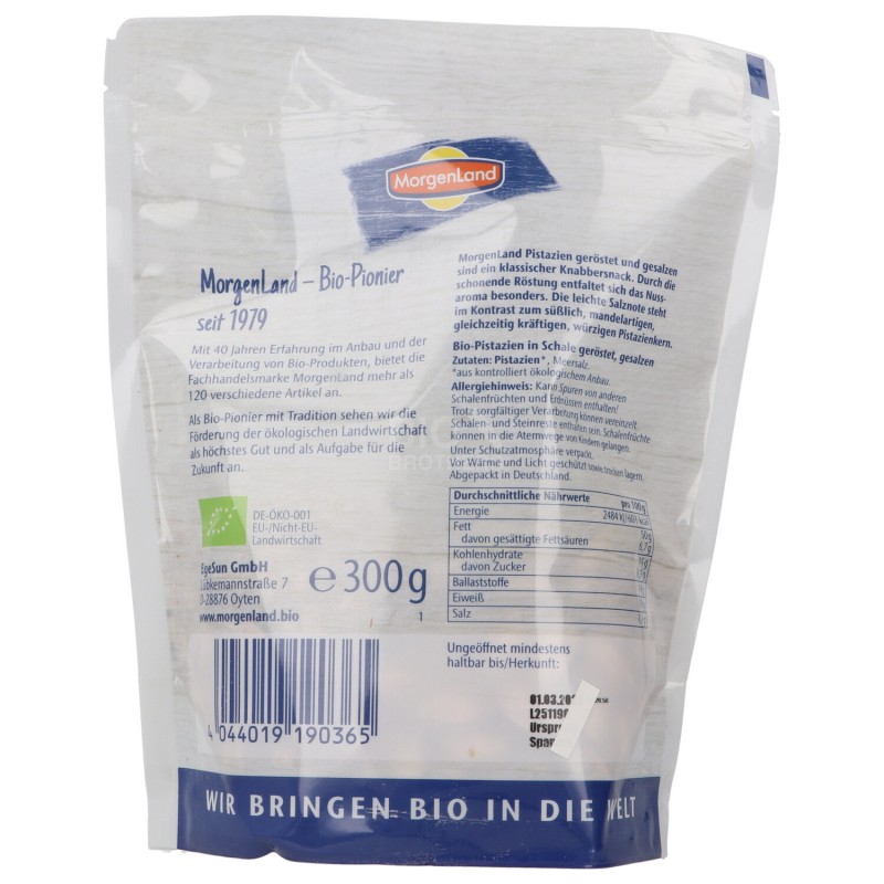 Pistacchi Tostati & Salati biologici confezione grande