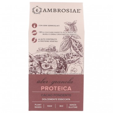 Über Granola Colazione Proteica Cioccolato Fondente biologica Über Granola Colazione Proteica Cioccolato Fondente biologica