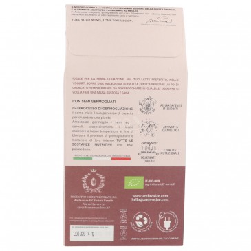 Über Granola Colazione Proteica Cioccolato Fondente biologica Über Granola Colazione Proteica Cioccolato Fondente biologica