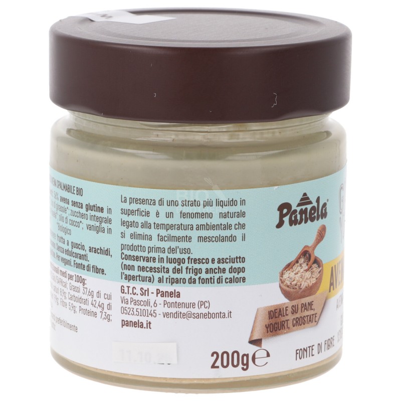 Avena Cream Golden Yooga Biologica crema da spalmare