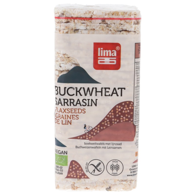 QUADRETTE SARACENO LINO QUINOA BIO 130G LIMA