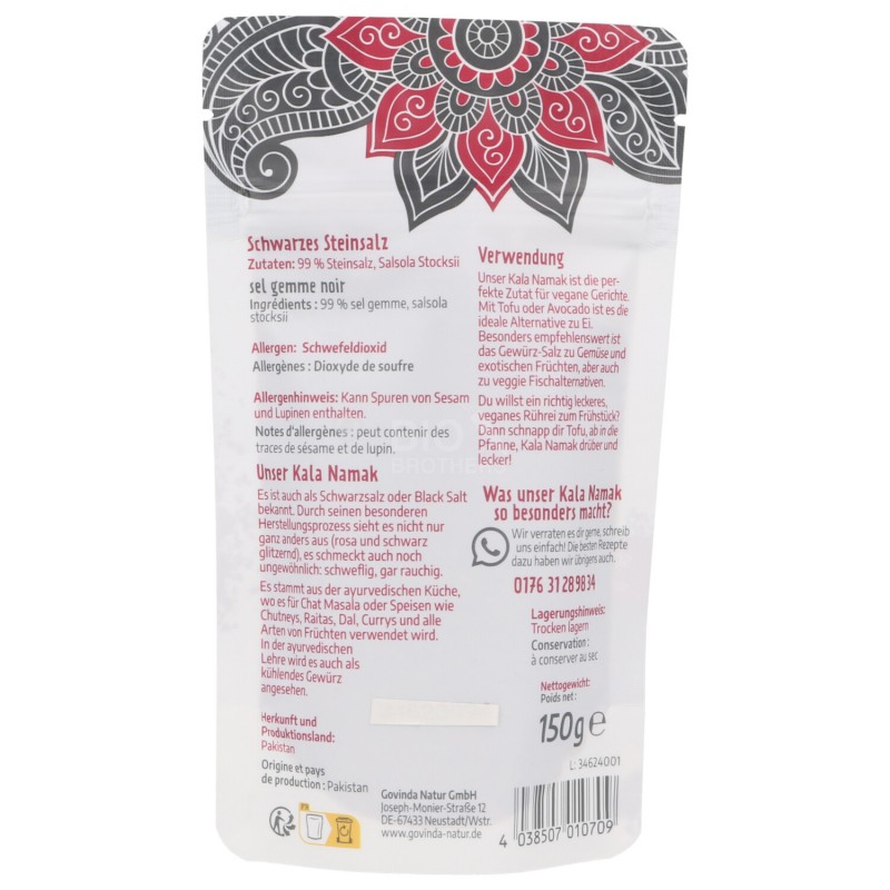 Kala Namak Sale Nero Ayurvedico