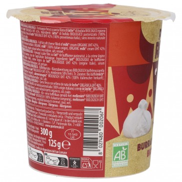 Burrata di Bufala Biologica in bicchiere Burrata di Bufala Biologica in bicchiere