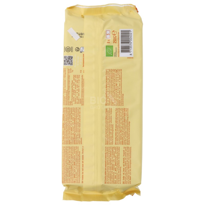 Crackers con Sesamo & Rosmarino biologici