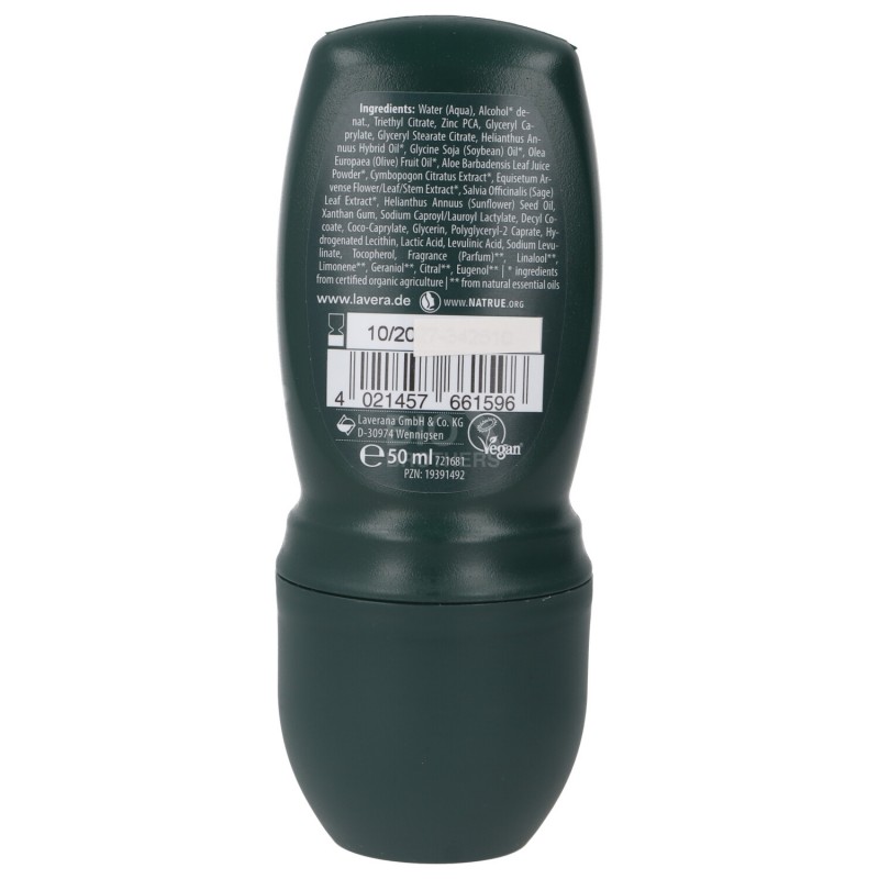 Deodorante roll-on men sensitive lemongras & bamboo