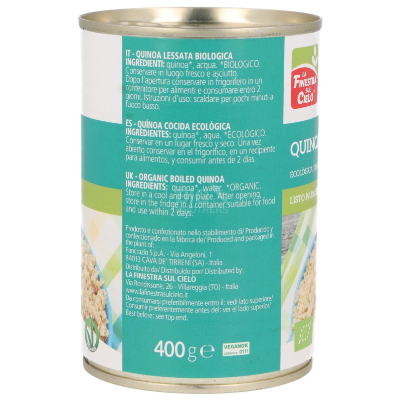 QUINOA LESSA IN LATTINA 400G 