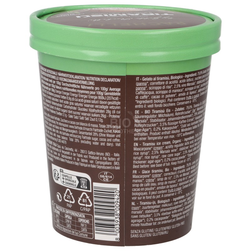 GELATO TIRAMISU' BIO FAMILY 500ML