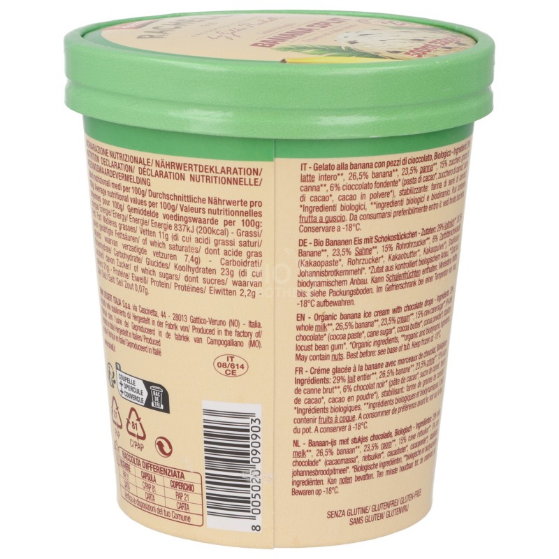 GELATO BANANA-SPLIT BIO FAMILY 500ML