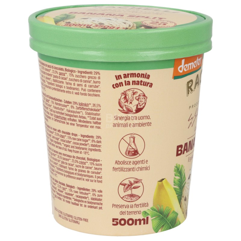 GELATO BANANA-SPLIT BIO FAMILY 500ML