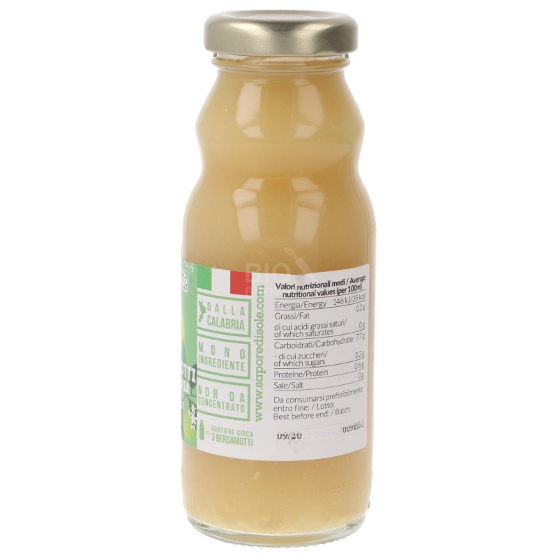 Succo di Bergamotto 100% Biologico bottiglietta piccola