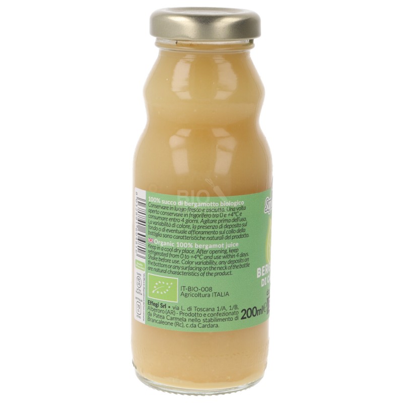 Succo di Bergamotto 100% Biologico bottiglietta piccola