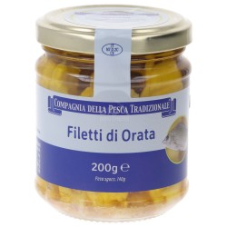 Filetti di orata in olio evo