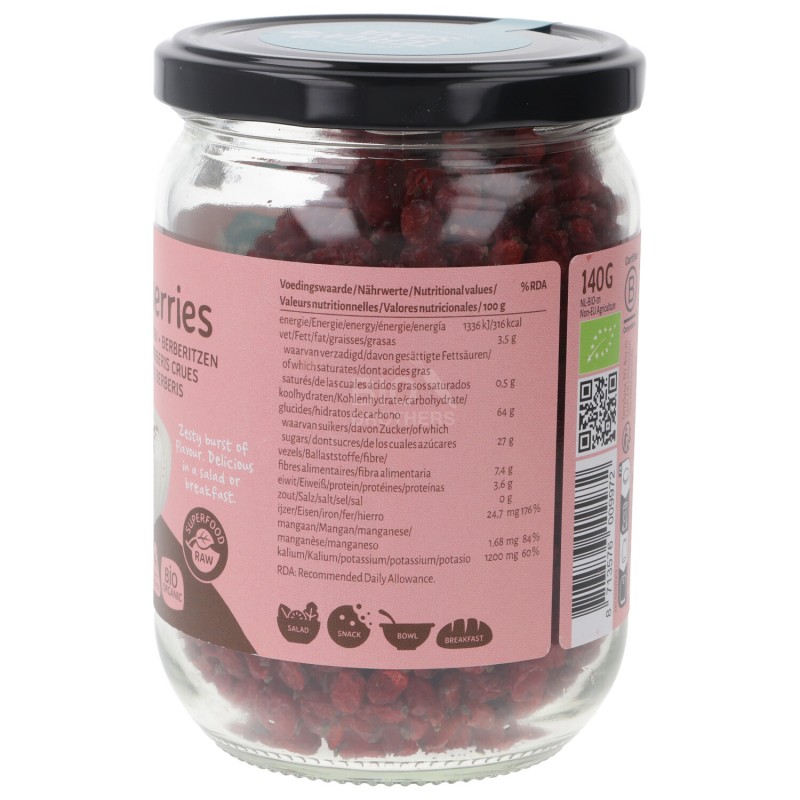 BACCHE DI BERBERIS SECCHE BIO 140G TERRAS.
