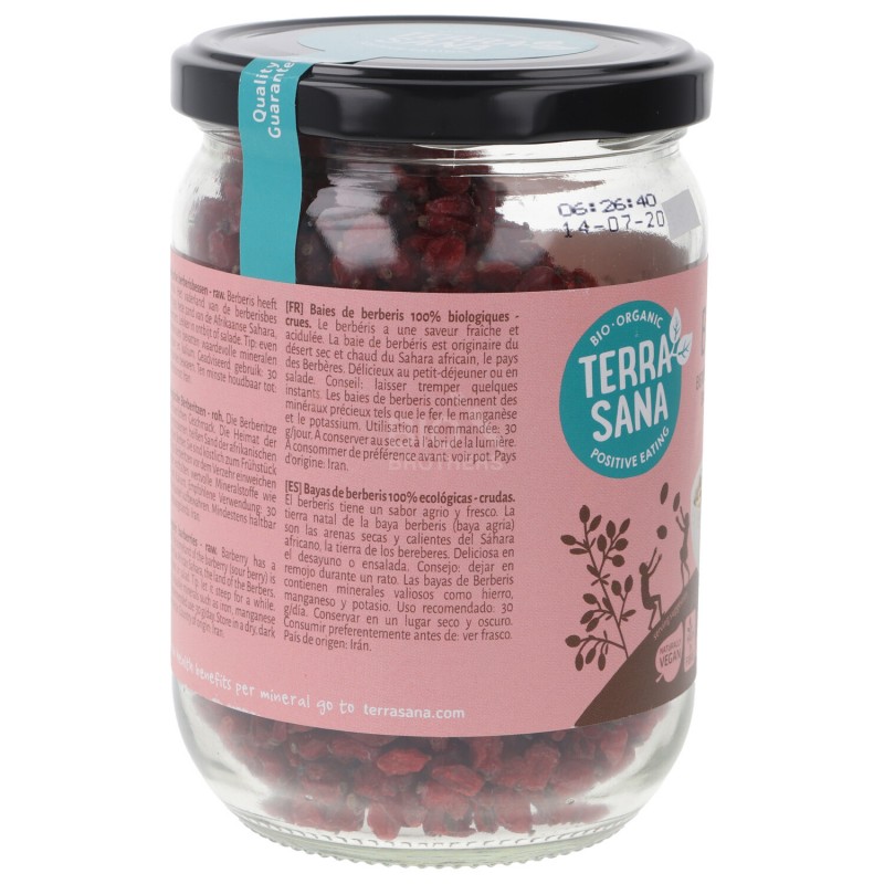 BACCHE DI BERBERIS SECCHE BIO 140G TERRAS.