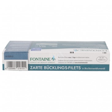 Filetti di Aringa Affumicata in scatola con Olio Bio