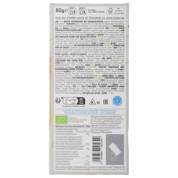 CIOCC. BIANCO STRACCIATELLA NIBS BIO 80G CIOCC. BIANCO STRACCIATELLA NIBS BIO 80G