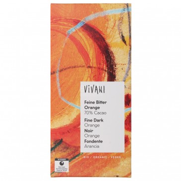 Cioccolato Fondente 70% Arancia Biologico Cioccolato Fondente 70% Arancia Biologico