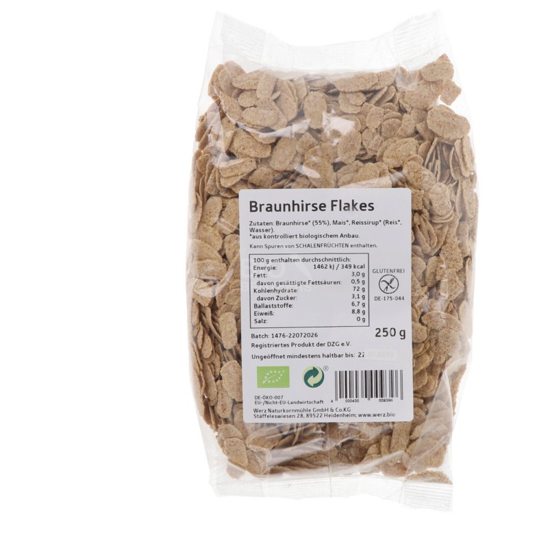 FLAKES MIGLIO BRUNO BIO S/GLUT 250G WERZ