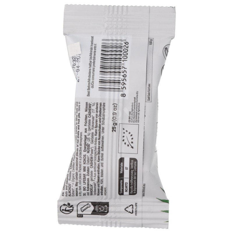 Lifebar Cocco Mini barretta biologica