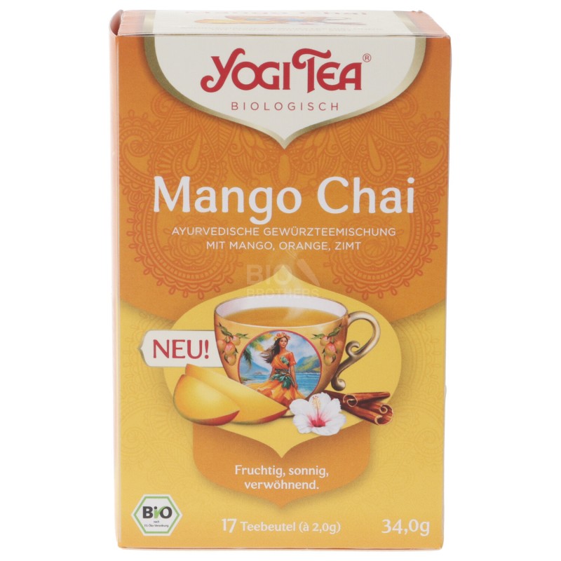 Infuso Mango Chai ayurvedico biologico in filtri