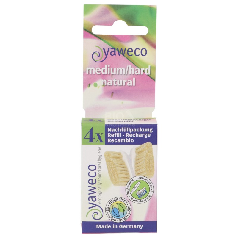 TESTINE RICAMB. NATURAL 4PZ YAWECO