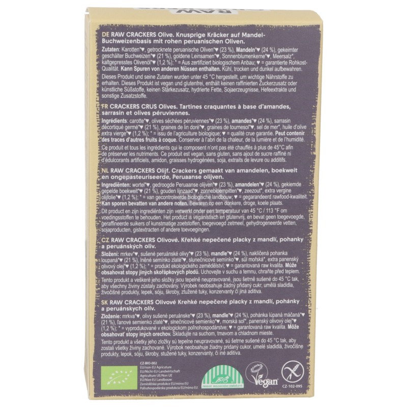 LIFE CRACKERS OLIBE BIO S/GLUT. 90G LIFEFOOD