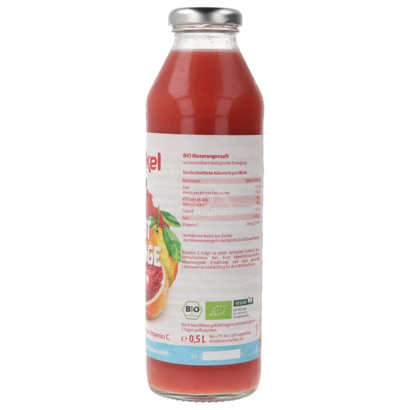SUCCO ARANCIA ROSSA FRESH BIO 500ML VOEL