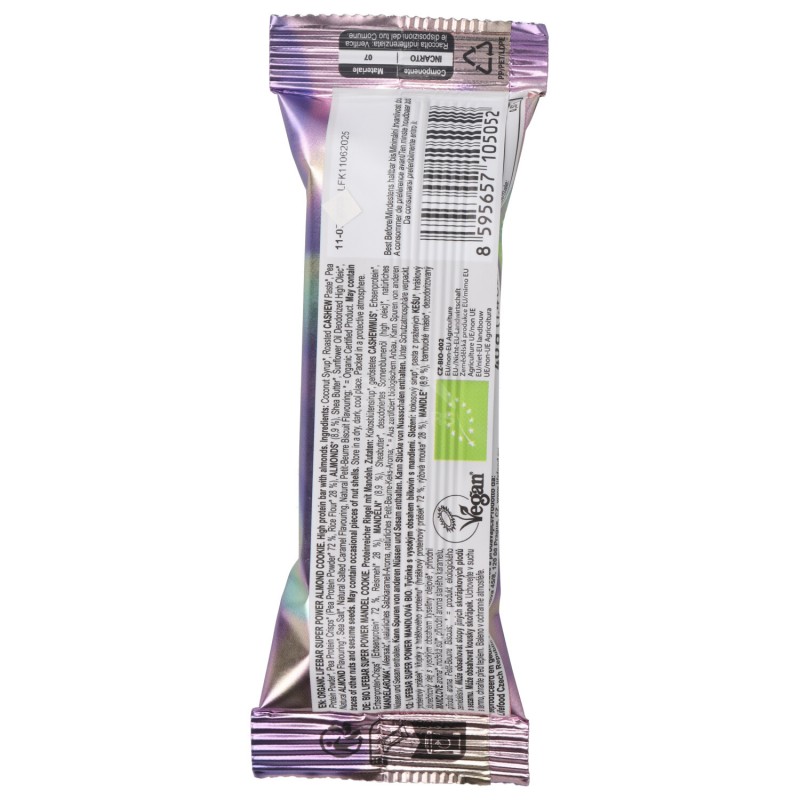 LIFEBAR SUPER POWER COOKIE BIO 40G LIFEFOOD