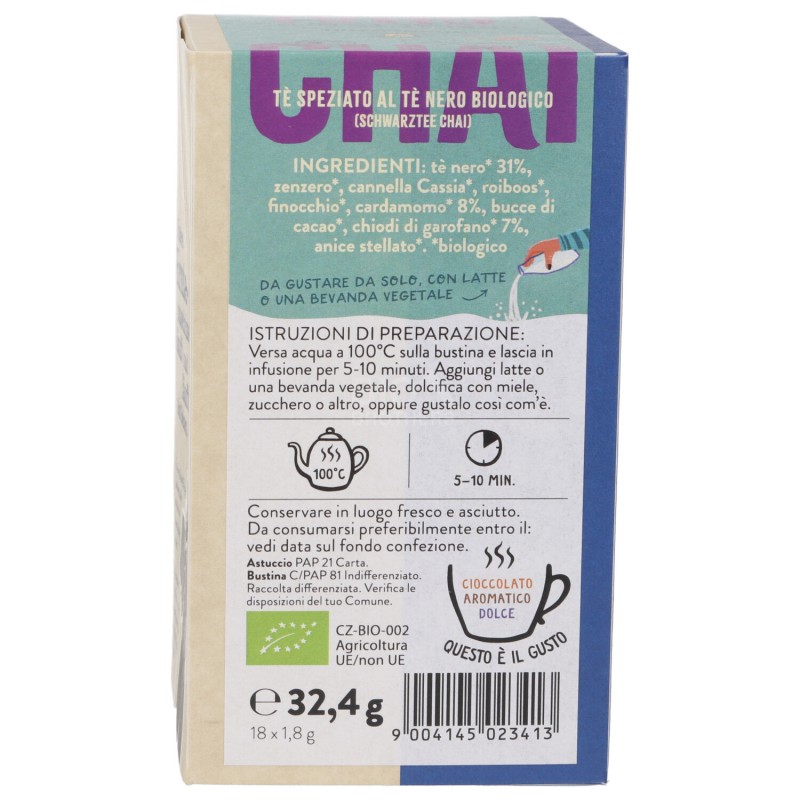 TE' NERO CHAI IN FILTR.BIO 32.4G SNN