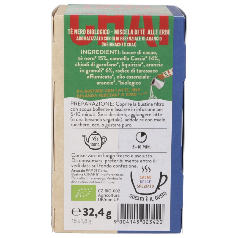 TE' CHAI DI NATALE IN FILTR.BIO 32.4G SNN