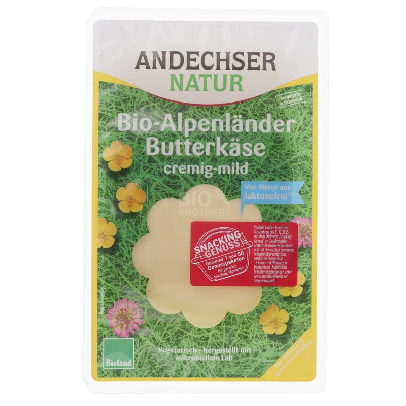 FORMAGGIO DELICATO A FETTE 50%GRASSI BIO 150G ANDEC.