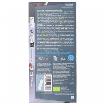 Cioccolato Fondente Tavoletta Grande biologico indicato per dolci e pasticceria Cioccolato Fondente Tavoletta Grande biologico indicato per dolci e pasticceria