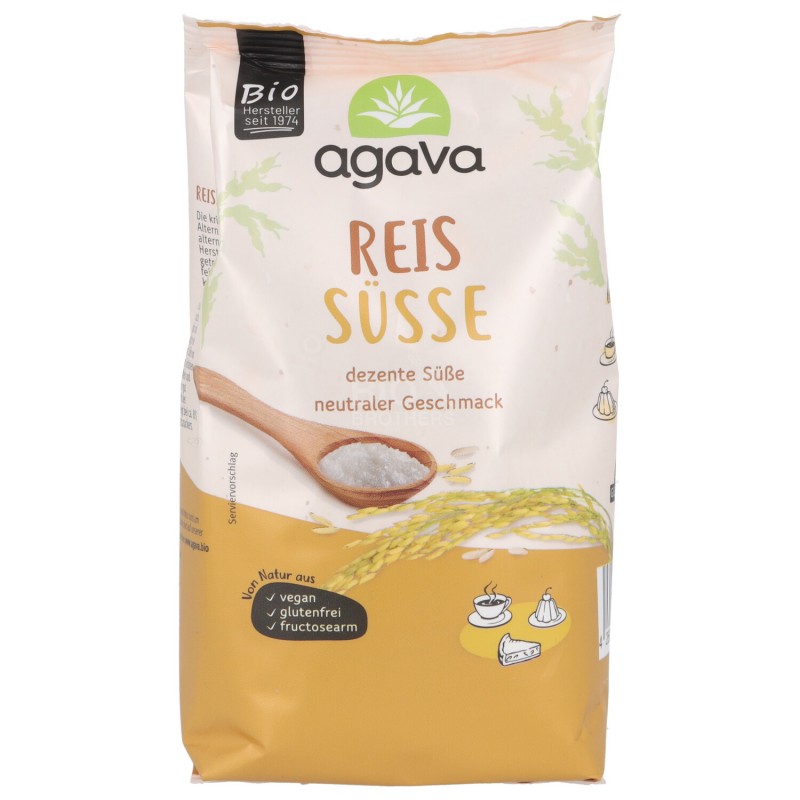 SCIROPPO DI RISO IN CRISTALLI BIO 250G AGAVA