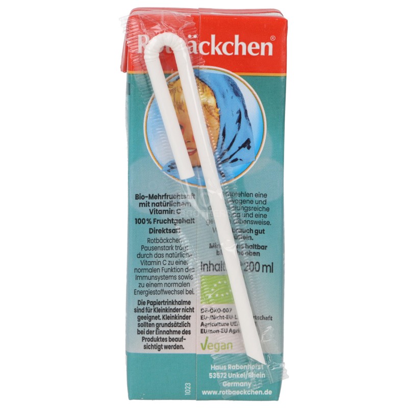 SUCCO MINI-PAUSA BIO 200ML ROTBACK.