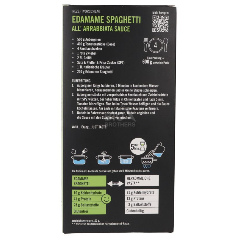 SPAGHETTI EDAMAME BIO 250G JUST TASTE