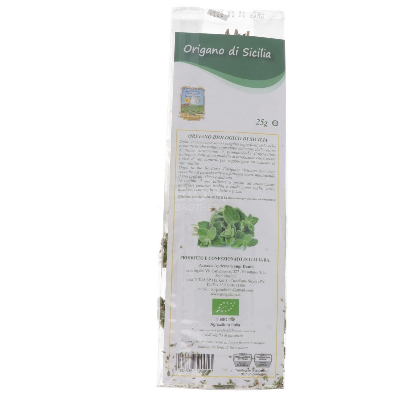 Origano secco Biologico Siciliano in Rametti