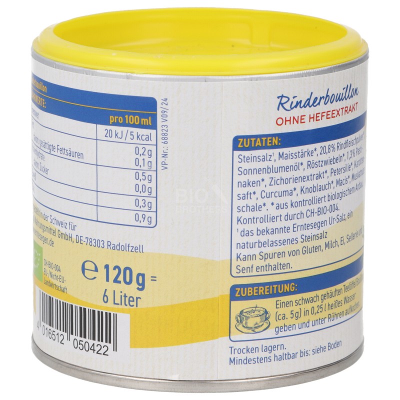 Brodo di Manzo biologico