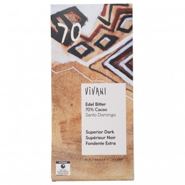 Cioccolato Fondente Extra 70% Cacao Santo Domingo Biologico Cioccolato Fondente Extra 70% Cacao Santo Domingo Biologico