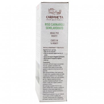 RISO CARNAROLI SEMILAVORATO DEMETER 1KG RISO CARNAROLI SEMILAVORATO DEMETER 1KG