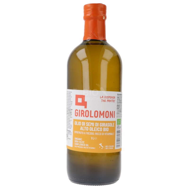 OLIO SEMI DI GIRASOLE ALTO OLEICO BIO 1LT GIR.